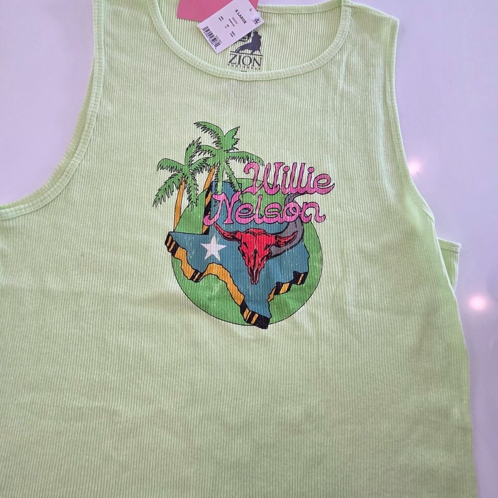 NWT Zion Willie Nelson Tank Top XL